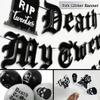 30th Birthday Decorations Pack, Death to My 20s Party Supplies Including Birthday Banner Rip to My 20s Sash Number 30 Balloon Cake Cupcake Toppers Funeral for My Youth Funny Thirtieth Birthday Party view 4