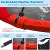 43 Saucer Tree Swing,700lbs Weight Capacity,Waterproof Textilene 360 Degree Rotation w/ 1 Swivel,2 Adjustable Ropes&2 Hanging Straps,Easy to Install,for Kids Adults Backyard,Playground(red) view 3