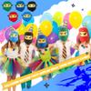 Rcanedny 20 Pieces Kids Ninja Masks Felt Elastic Cartoon Mask for Boys Girls Halloween Costume Party Supplies Ninja Theme Birthday Favors view 4