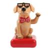 Jenngaoo Solar Powered Swing Dog, Mini Happy Adorable Waving Dog with Swing Arm for Home Decor Car Accessories Table Ornament (Golden Retriever) view 1