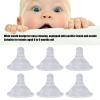 10pcs Baby Bottle Nipples Replacement, Infant Silicone Baby Bottle Feeding Nipples Replacement for 0 to 6 Months Old view 3
