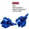 ARRCat Alloy Differential Housing Bulkhead Front & Rear Upgrades for 1/18 LaTrax Teton Desert Prerunner Rally SST, Replace #7530 (Navy Blue) view 2