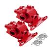 ARRCat Alloy Differential Housing Bulkhead Front & Rear Upgrades for 1/18 LaTrax Teton Desert Prerunner Rally SST, Replace #7530 (Red) view 1