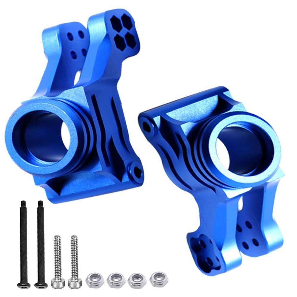ARRCat Rear Knuckle Arms for 1/5 KRATON 8S BLX,Outcast 8S BLX Upgrade Parts,2PCS Aluminum Rear Hubs Knuckle Arms Hop-up for 1/5 Outcast/KRATON 8S BLX,Replace ARA330565,Navy Blue (Rear)