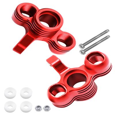 ARRCat for 1/5 KRATON 8S BLX,Outcast 8S BLX Upgrade Parts,2PCS Aluminum Front Knuckle Arms Upgrades Parts Hop-up for 1/5 Outcast/KRATON 8S BLX,Replace ARA330558,Red (Front)