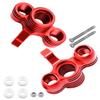 ARRCat for 1/5 KRATON 8S BLX,Outcast 8S BLX Upgrade Parts,2PCS Aluminum Front Knuckle Arms Upgrades Parts Hop-up for 1/5 Outcast/KRATON 8S BLX,Replace ARA330558,Red (Front) view 1