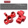 ARRCat for 1/5 KRATON 8S BLX,Outcast 8S BLX Upgrade Parts,2PCS Aluminum Front Knuckle Arms Upgrades Parts Hop-up for 1/5 Outcast/KRATON 8S BLX,Replace ARA330558,Red (Front) view 2
