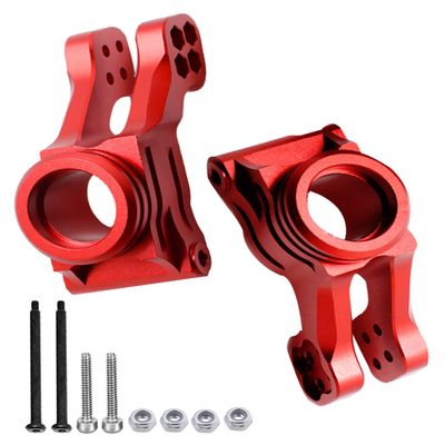 ARRCat Rear Knuckle Arms for 1/5 KRATON 8S BLX,Outcast 8S BLX Upgrade Parts,2PCS Aluminum Rear Hubs Knuckle Arms Hop-up for 1/5 Outcast/KRATON 8S BLX,Replace ARA330565,Red (Rear)