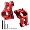 ARRCat Rear Knuckle Arms for 1/5 KRATON 8S BLX,Outcast 8S BLX Upgrade Parts,2PCS Aluminum Rear Hubs Knuckle Arms Hop-up for 1/5 Outcast/KRATON 8S BLX,Replace ARA330565,Red (Rear) view 1