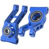 Vgoohobby Metal Rear Axle Steering Knuckles, Rear Hub Carrier Rear Axle Cup Mount Upgrades Parts Compatible with Arrma 1/8 Infraction 4X4 MEGA/Vendetta 4X4 3S BLX RC Car (Blue) view 2