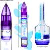 Yue Motion Lava Pens - Great Gift for Kids & Adults- Fidget Desk Toys for School & Office - Colorful Liquid Bubbler Pens for Focus, Stress & Anxiety Relief- 6 Pack Liquid Motion Bubbler Toy Pens view 3
