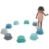 ECR4Kids Stepping Buckets with Storage Carry Bag, Balance Stones, Contemporary, 10-Piece view 1