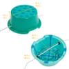 ECR4Kids Stepping Buckets with Storage Carry Bag, Balance Stones, Contemporary, 10-Piece view 2
