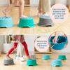 ECR4Kids Stepping Buckets with Storage Carry Bag, Balance Stones, Contemporary, 10-Piece view 4