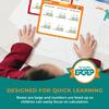 Channies Double Digit Addition and Subtraction Flash Cards, 30 Dry Erase Educational Math Flash Cards for Kids, Ideal for 1st to 3rd Grade, Level 2 Color-Coded Cards, 360 Two-Digit Problems view 4