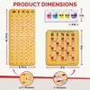 MR CHIPS Jam-Proof Bingo Cards with Sliding Windows, 50 Reusable Shutter Cards, 75 Calling 1 Master Board Plus 10 Extra Cards view 2