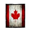 GrilleAdz Canada Flag Mesh Bug Screen for Peterbilt 388/389 (Bug Screen with Turnbuckle Install Kit) view 2