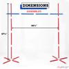 Play Platoon Limbo Game for Kids & Adults - Limbo Stick Set Yard Game, Great for Luau Party, Beach Party and BBQ - Easy to Set Up and Play Anywhere view 2