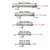 GatherTOOL 1Pc Universal Transmission Shaft High Hardness Telescopic Cardan Shaft Iron Driving Shaft for RC 1/10 Models SCX10 AXIAL Crawler (Color : 30-36mm 2-2) view 3