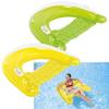 Pool Float Airbeds Hand- held Floating Row Chair Water Inflatable Floating Drainage Sports Equipment Adult Swimming Pool 120cm(Color: Green) for Chilling in The Pool(Green) view 3