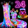 AIRNEY 24 PCS LED Pop Tubes, Light Up Glow Tubes, Glow in the Dark Party Supplies, Sensory Toys Birthday Party Favors for Kids, Light Up Toys view 1