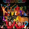 AIRNEY 24 PCS LED Pop Tubes, Light Up Glow Tubes, Glow in the Dark Party Supplies, Sensory Toys Birthday Party Favors for Kids, Light Up Toys view 2
