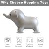 HotMax Bouncy Horse, Inflatable Bouncing Animals Hopper for Toddlers or Kids, Ride on Rubber Jumping Toys for Boy or Girl Birthday Gift(Grey Elephant) view 2