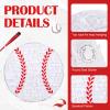 Deekin Small Piata Baseball Piata with Stick Blindfold Confetti for Sports Theme Party Decoration Supplies view 3
