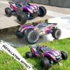 OGRC 4PCS 12mm Hex Tires Plastic Wheel Rims with Foam Inserts Rubber Tyres for 1/10 Tires for Traxxas Slash Redcat Axial Redcat HSP Tamiya HPI Kyosho RC Short Course Truck view 2