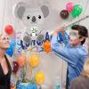 Koala Piatas for Birthday Party Safari Animal Piata with Stick, Blindfold, Confetti for Adults Birthday Baby Shower Party Supplies view 2