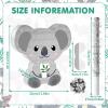 Koala Piatas for Birthday Party Safari Animal Piata with Stick, Blindfold, Confetti for Adults Birthday Baby Shower Party Supplies view 3