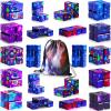 20 Pcs Galaxy Infinity Cube Toy Bulk with Bag Mini Blocks Cube Gadget Sensory Toy Stress Anxiety Relief Magic Puzzle Flip Hand Held Fidget Blocks Party Stuffers for Kids Adults ADHD view 1