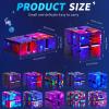 20 Pcs Galaxy Infinity Cube Toy Bulk with Bag Mini Blocks Cube Gadget Sensory Toy Stress Anxiety Relief Magic Puzzle Flip Hand Held Fidget Blocks Party Stuffers for Kids Adults ADHD view 2