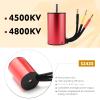 GoolRC S2435 4800KV Brushless Motor 4P Sensorless 25A Brushless ESC Electric Speed Controller for 1/16 1/18 RC Car Truck Car Motor view 2