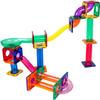 PicassoTiles Solar Powered Space Robot + 50pc Marble Run, 12-in-1 Creative Unique Transformation Renewable Energy Science Experiment DIY Kit, Race Track Toy Play Set, Educational Magnet Construction view 1