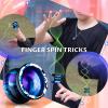 MAGICYOYO Responsive Yoyo V3, Professional Metal Yoyo for Kids Beginner, Aluminum Alloy Yo yo with Unresponsive Bearing + Bearing Removal Tool + Axle + Bag + 12 Yo-yo Strings (Black Blue Purple) view 4