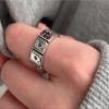 MANZ Poker Fidget Ring, Ace of Spades Alloy Lucky Rock Punk Costume Accessories (One size, Style-1) view 2