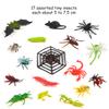 FINGOOO 39 Pack Insects and Bugs for Kids,Assorted Plastic Bug Toys Fake Insects Educational Party Favors view 4
