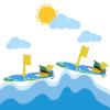Deekin 24 Pcs DIY Wooden Boats Bulk Crafts Kit Rubber Band Paddle Boat Build a Boat Mini Sailboat Model Rain Gutter Regatta Kit for Birthday Carnival Party Craft Projects view 4