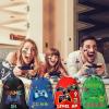 Bluegogo 61 Pcs Video Game Party Favors, Gamer Party Favors Bags Includes 12 Pcs16 x 13 Inch Video Game Party Drawstring Bags Slap Bracelets Keychains Tattoo Stickers for Kids Gaming Party Favor view 2