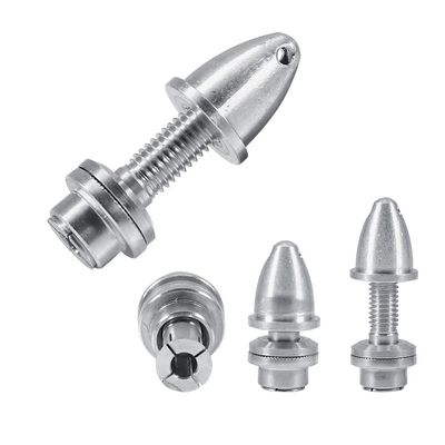 Drone Accessories 5Pcs 2mm 2.3mm 3mm 3.17mm 4mm 5mm RC Aluminum Bullet Propeller Adapter Holder for Airplane Brushless Motor Prop Replaceable (Color : 5pcs 2.0mm)