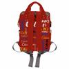 Personalized Diaper Backpack, Custom Dark Red Name Logo Diaper Bag Mummy Nursing Baby Bag Casual Travel Daypack Bag Fashion Multipurpose Shoulder Bag for Travel Shopping Mom Gifts view 3