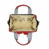 Personalized Diaper Backpack, Custom Dark Red Name Logo Diaper Bag Mummy Nursing Baby Bag Casual Travel Daypack Bag Fashion Multipurpose Shoulder Bag for Travel Shopping Mom Gifts view 4