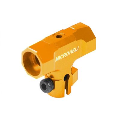 MICROHELI Precision CNC Aluminum Main Rotor Hub (Gold) - Blade Infusion 180
