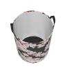 Foruidea Cherry Blossom Laundry Basket,Laundry Hamper,Collapsible Storage Bin, Oxford Fabric Clothes Baskets,Nursery Hamper For Home,Office,Dorm,Gift Basket view 3