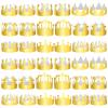 Henoyso 72 Pcs Gold Paper Crowns Bulk 9 Styles King Prince Princess Gold Foil Paper Party Crown Hat Cap for Adults Women Men Birthday Party Baby Shower Celebration Decorations Favors Supplies view 1