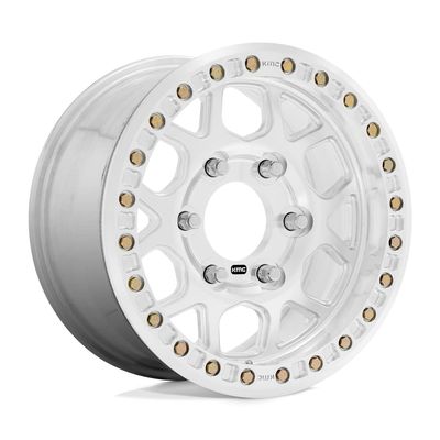 KMC Wheels Beadlock RAW MACHINED Wheel with Aluminum (17 x 9. inches /5 x 0 mm, -12 mm Offset)