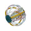 Manhattan Toy Comet Outer Space Themed Rattle and Teether Sensory Developmental Baby Toy view 3