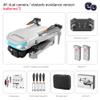 K101 MAX Drone 4k HD Profesional Optical Flow Positioning Aerial Camera Three-way Obstacle Avoidance Dron ESC Camera (Gray) view 2