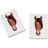 Azeeda 2 x 45mm 'Horse Head' Erasers/Rubbers (ER00031532) view 1